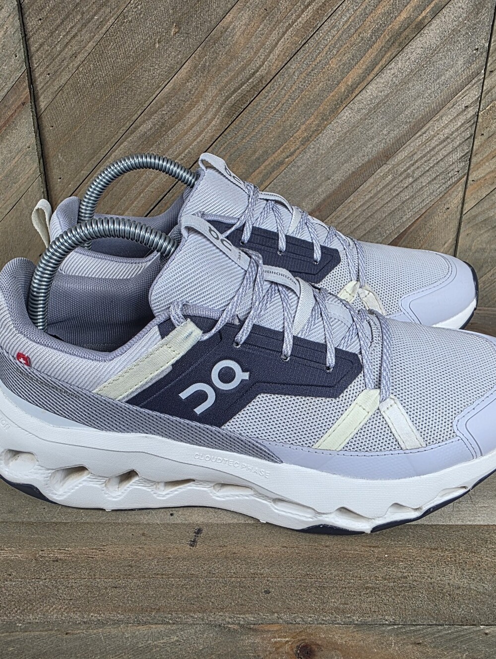 On Cloudhorizon Womens Athletic Running Shoes Size 9 Lavender Ivory Cloudtec